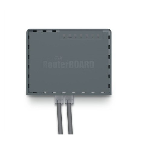 Mikrotik Wired Ethernet Router RB760iGS, hEX S, Dual Core 880MHz CPU, 256MB RAM, 16 MB (MicroSD), 5xGigabit LAN, 1xSFP, USB, IPs